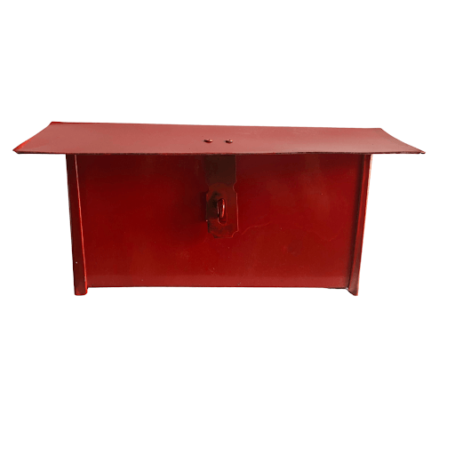Mailbox, Secure, Painted, Neat Fit Anywhere on Property, Durable, Keeps Mail Safe From Weathering Conditions, Made of Galvanized Steel Mailbox, Secure, Painted, Neat Fit Anywhere on Property, Durable, Keeps Mail Safe From Weathering Conditions, Made of Galvanized Steel